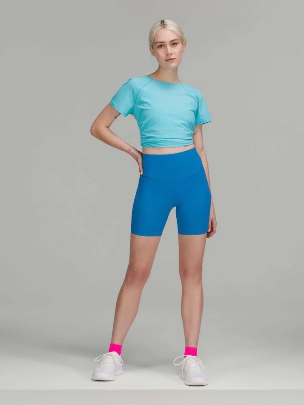 Lululemon Base Pace Ribbed High-Rise Short 6